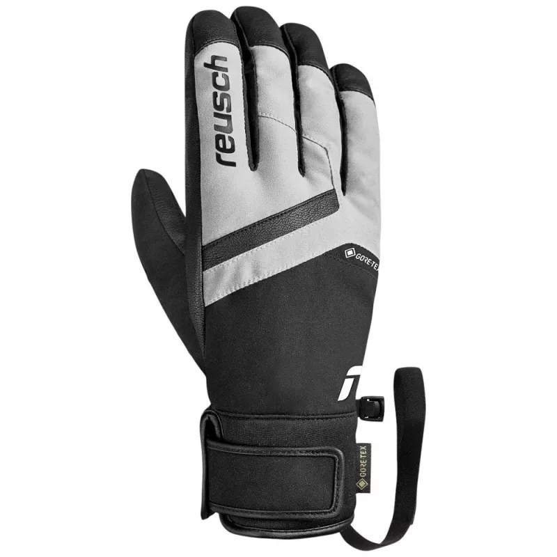 REUSCH BOOSTER GORE-TEX cimdi 8,5 izmērs, melni un balti