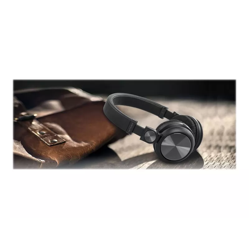 Muse M-276BT austiņas/headset Vadu un bezvadu galvas saite Zvani/Mūzika Bluetooth Melns