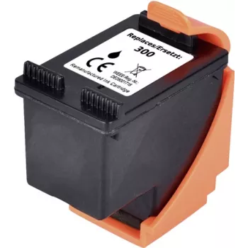 Renkforce tintes maināmā kasetne, aizstāj HP 300 (CC640E), saderīga, melna RF-I-HP300BK RF-5718856 (RF-5718856)
