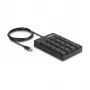 Ciparu tastatūra DeLOCK 12108 USB melna 19 taustiņi 1,6 m kabelis