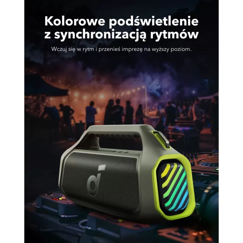 Boom 2 Plus | Jaudīgs āra basa Bluetooth skaļrunis Adventure Green