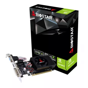 BIOSTAR GeForce GT 730 videokarte — 4 GB GDDR3, 128-bit, PCIe x16 2.0