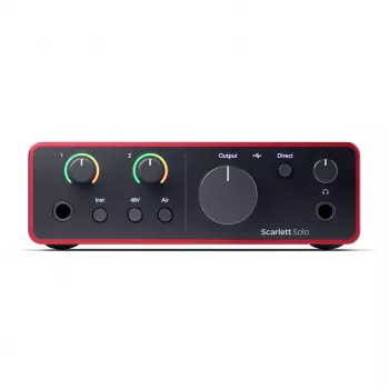 Focusrite Scarlett Solo 4th Gen - 2 kanālu audio saskarne
