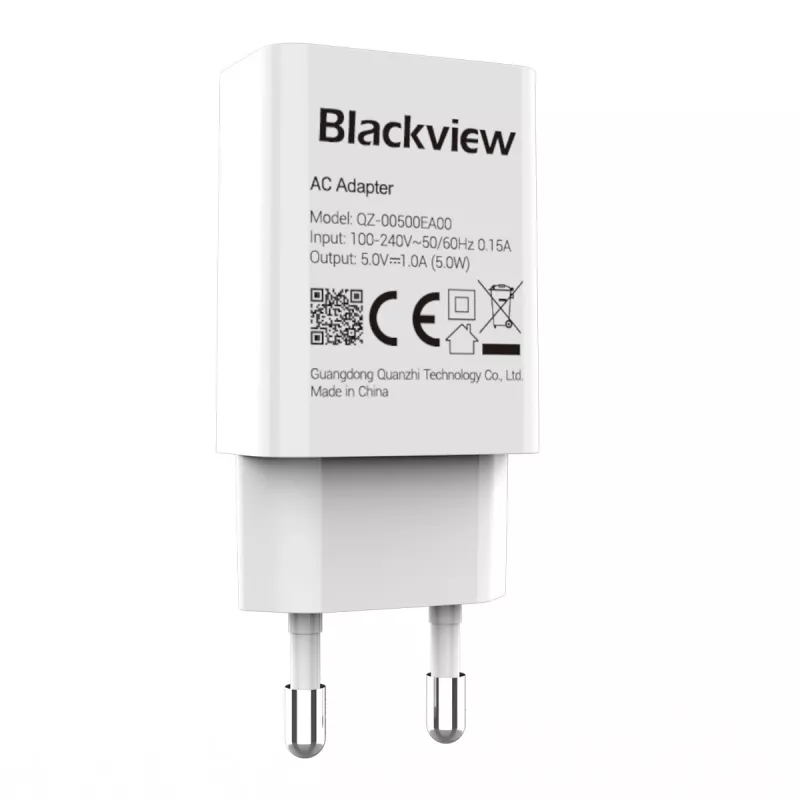 Lādētājs 5W Blackview ASBVWLTCHAR5W01 kompakts viegls USB barošanas adapteris 5 W