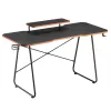 Maclean NanoRS spēļu galds ar monitora plauktu, maks. 50 kg, augstums 850 mm, melns RS170, spēļu galds, melns