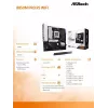 ASRock B850M Pro RS WiFi mātesplate — AMD B850, Socket AM5, microATX, DDR5, 4 DIMM, 256GB, Wi‑Fi 6E, 2.5Gb LAN, 3x M.2