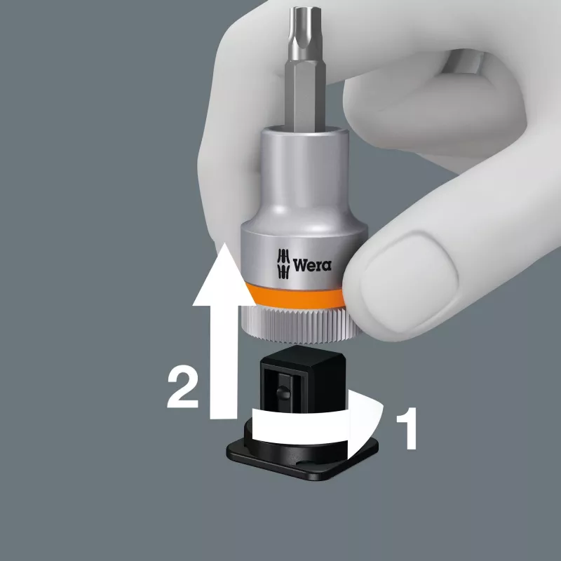 Wera 8767 C TORX HF 3 Zyklop 1/2 collu TORX uzgaļu-uzmavu komplekts, 9 gab.