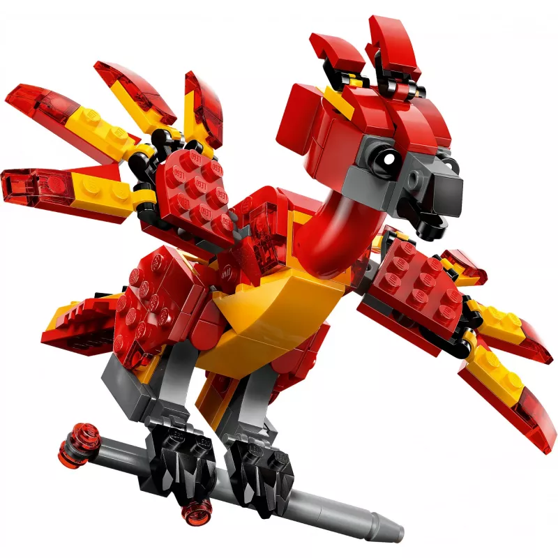LEGO būvējamais Fenikss — Dumidora fēniksa modelis 76448, 299 detaļas, 160 mm augstums, vecumam 8+