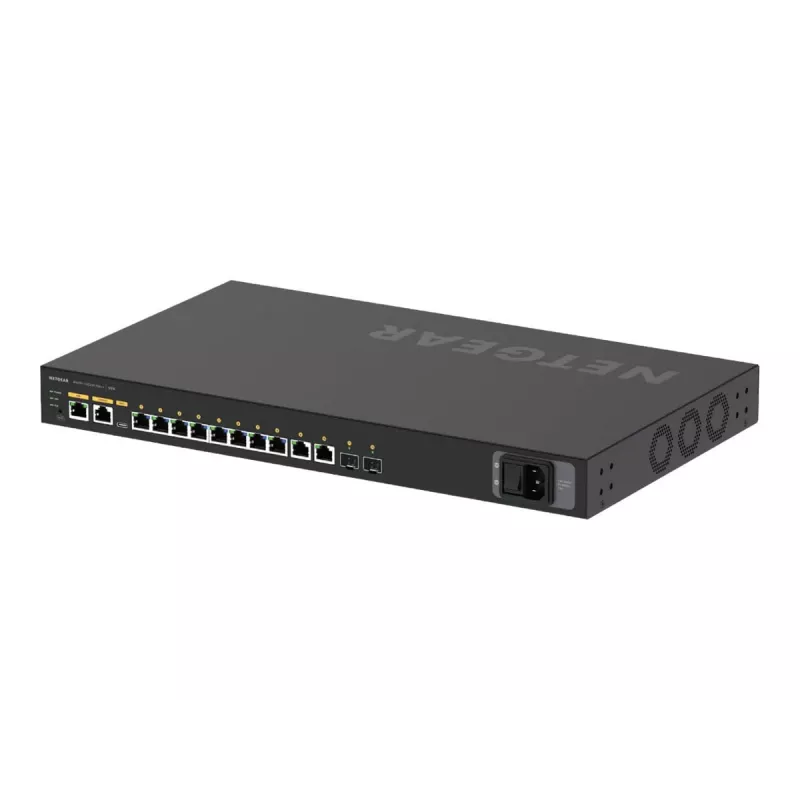 NETGEAR M4250-10G2XF-PoE++ pārvaldīts L2/L3 Gigabit Ethernet (10/100/1000) Power over Ethernet (PoE) 1U Melns