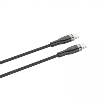 USB-C uz USB-C kabelis FIXED FIXDB-CC2-BK — 2 m, 100 W, fiksēts, nenoņemams