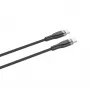 USB-C uz USB-C kabelis FIXED FIXDB-CC2-BK — 2 m, 100 W, fiksēts, nenoņemams