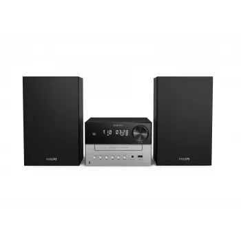 Philips TAM3205M2 mājas audio sistēma Mājas audio mikrosistēma 20 W Melna, Sudraba