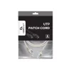 Tīkla kabelis Gembird Cat6 RJ-45 uz RJ-45 1 m, U/UTP, 24 AWG, pelēks