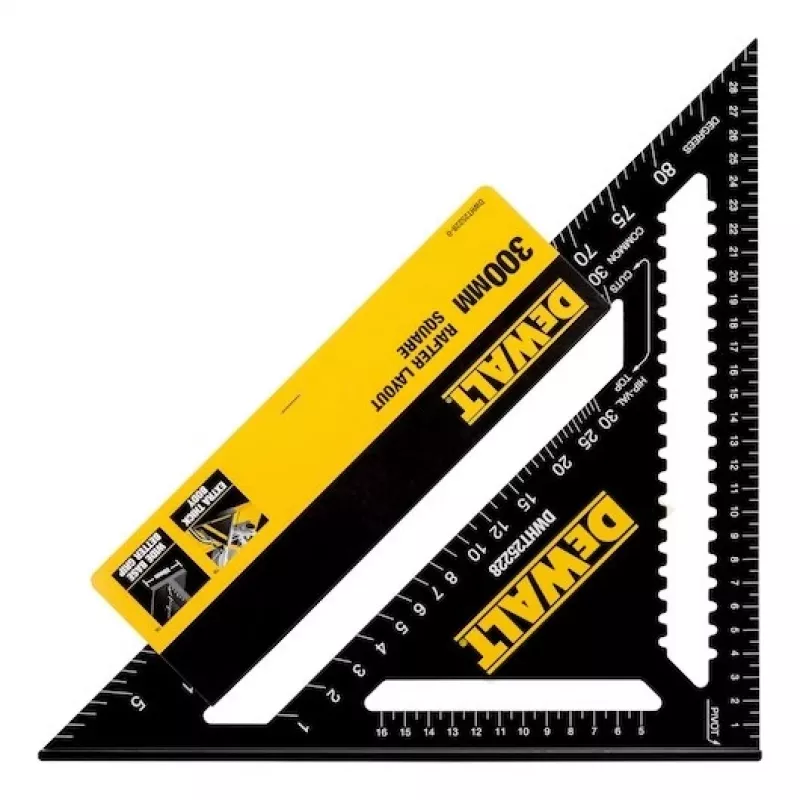 Lineāls DeWALT DWHT25228-0 300 mm Alumīnijs Melns Dzeltens