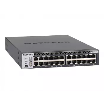 NETGEAR M4300-24X pārvaldīts L3 10G Ethernet (100/1000/10000) 1U melns