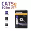 Qoltec Patchcord UTP kabelis CAT5E, 305m