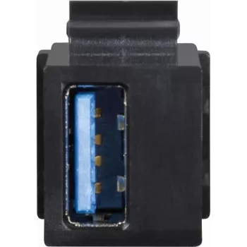 Keystone modulārais savienotājs USB-A 3.0 ligzda uz USB-A 3.0 ligzdu, LogiLink® [NK0015B] (NK0015B)