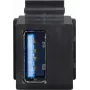 Keystone modulārais savienotājs USB-A 3.0 ligzda uz USB-A 3.0 ligzdu, LogiLink® [NK0015B] (NK0015B)