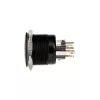 DimasTech PD220 pretvandālu 25 mm spiedpoga Melnsline Dot RGB