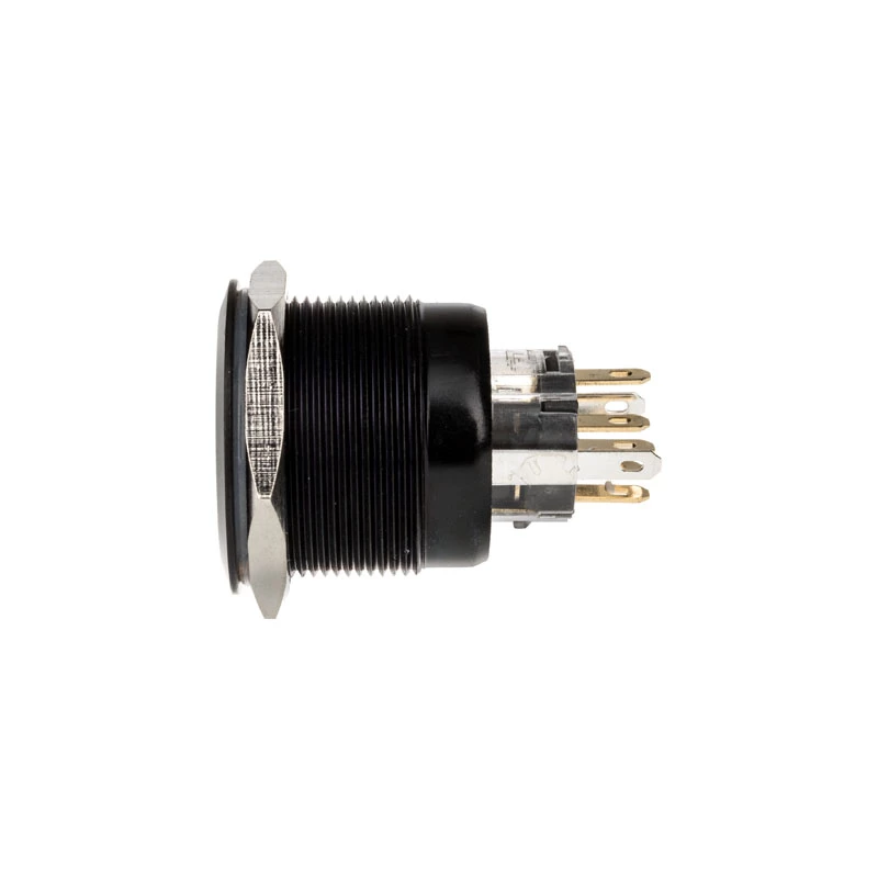 DimasTech PD220 pretvandālu 25 mm spiedpoga Melnsline Dot RGB