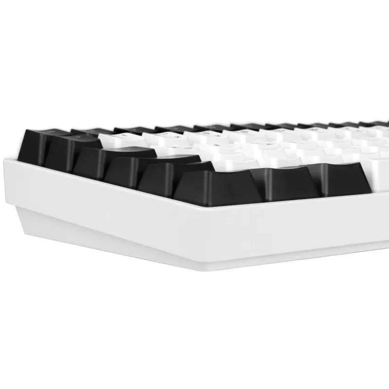SKILLER SGK50 S3, Gaming tastatūra balta, DE izkārtojums, Gateron Brown