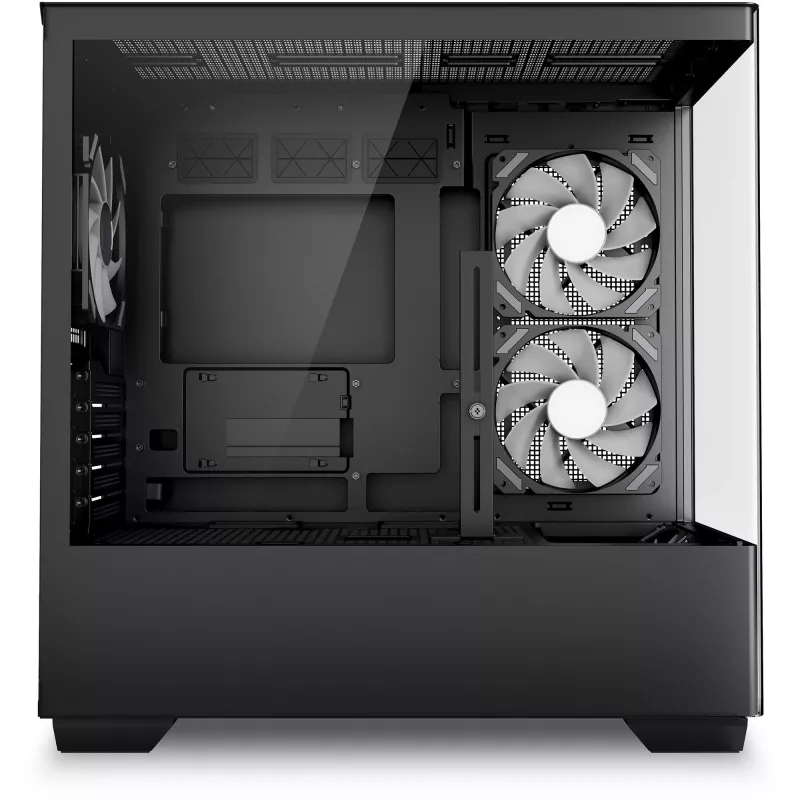 Datora korpuss Sharkoon Elite Shark CM100 Tower Micro-ATX, bez PSU, melns