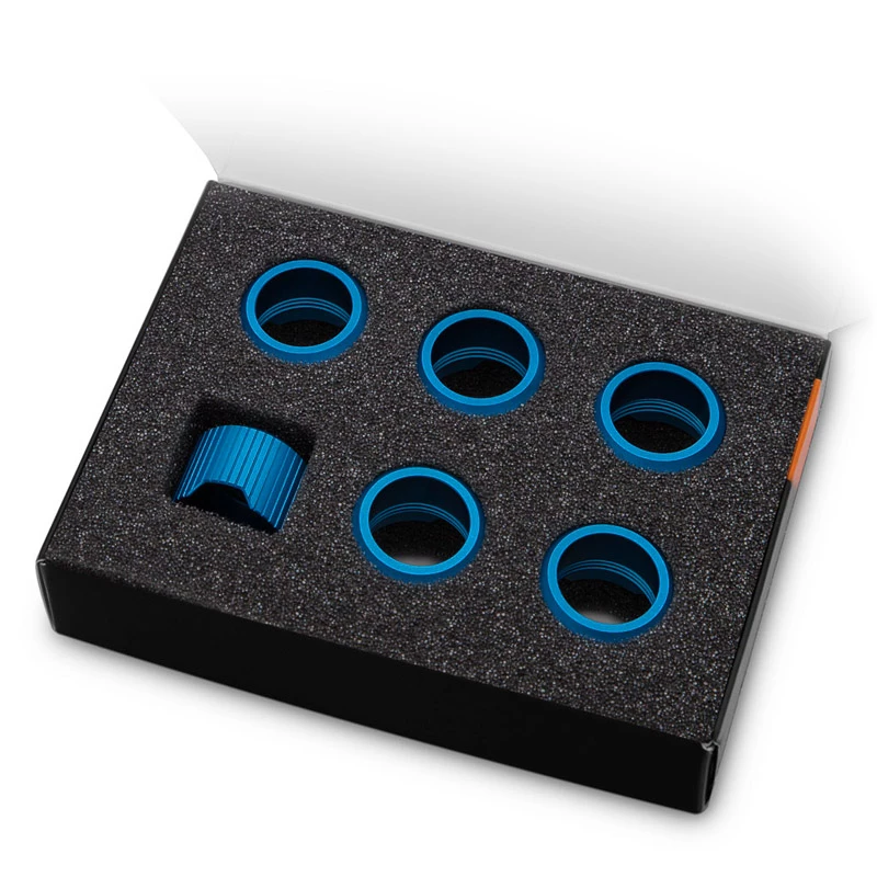 Kompresijas gredzens EK Water Blocks EK-Quantum Torque 6-Pack STC 16 zils