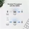 Tīkla USB adapteris MERCUSYS MA30N — Divu joslu Wi‑Fi (2,4/5 GHz), 400/867 Mb/s, USB 2.0, iebūvēta antena, balts