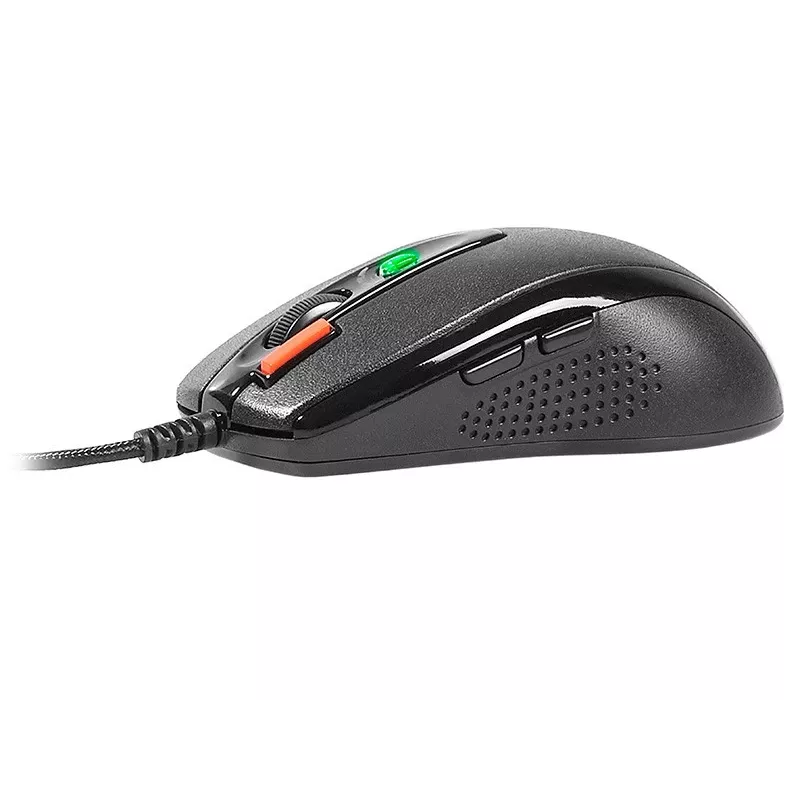 Spēļu pele A4Tech X-7120 USB Type-A piemērota abām rokām 2000 DPI, 3 ms, vadu, melna