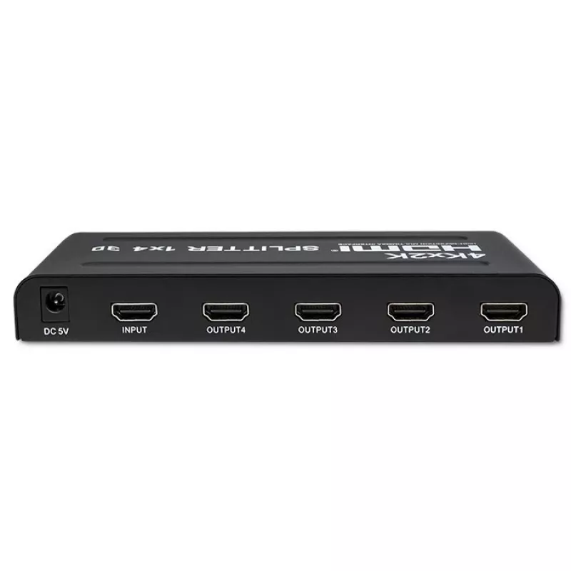 Qoltec 51798 Aktīvais HDMI sadalītājs 4 x HDMI 4K x 2K | 3.4Gb/s