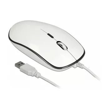 Pele DeLOCK 12532 birojam piemērota abām rokām USB Type-A optiskā 3200 DPI