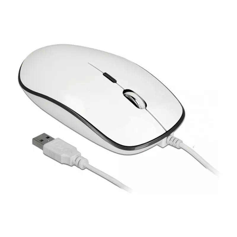 Pele DeLOCK 12532 birojam piemērota abām rokām USB Type-A optiskā 3200 DPI
