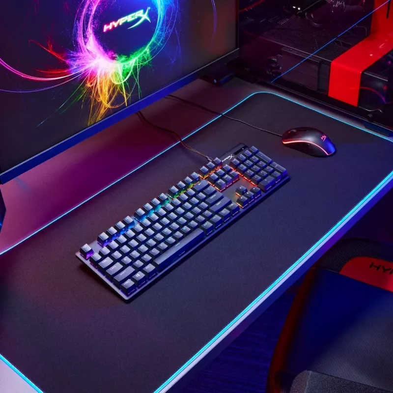 HyperX Alloy Origins PBT HX Red - mehāniskā spēļu tastatūra