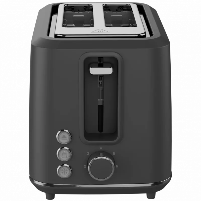 Elektriskais tosteris AENO ATS0001G — 2 spraugu, 220–240 V 50–60 Hz, 920–1080 W, 3 režīmi, 7 apbrūnināšanas līmeņi, pelēks