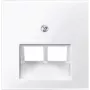 Sienas plāksne / slēdža vāciņš Merten 296119, balts, termoplastisks, vienvietīgs