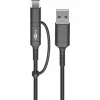 USB kabelis Goobay 71892 Melns