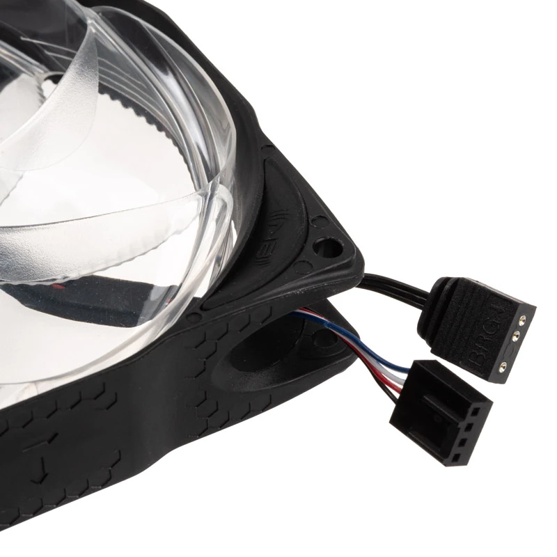 KING KITS LUBU-048 120mm ARGB PWM 3 iepakojuma korpusa ventilatori