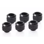 Armatūras komplekts Alphacool 17475 — misiņa veidgabali, melni, Ø 22 mm, A 20 mm