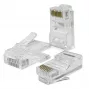 RJ45 savienotāja spraudnis QOLTEC 54544 CAT6 UTP, iepakojumā 100 gab.
