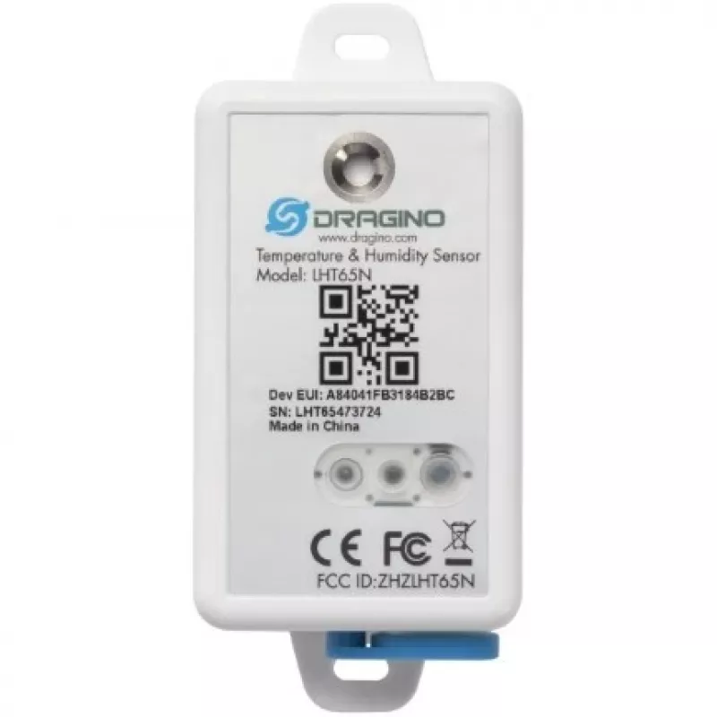 DRAGINO LoRaWAN temperatūras un mitruma sensors LHT65S-EU868-E3 — LoRaWAN EU868 vides sensors