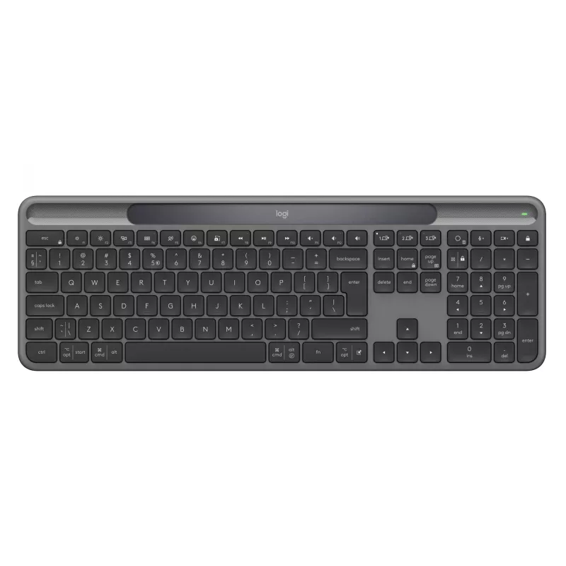 Logitech Signature plāns Solar+ K980 bezvadu tastatūra, grafīta krāsā, ASV izkārtojums