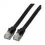 Efb K5545SW.0,25 Ethernet komutācijas kabelis, melns