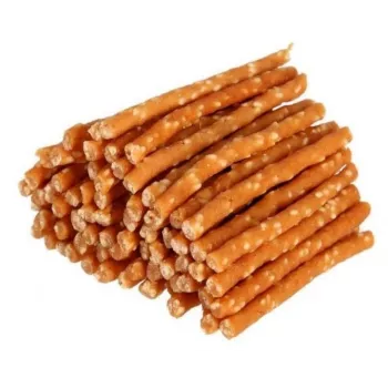Suņu kārumi Hilton Chicken Rice Sticks 500 g — vistas un rīsu hipoalerģiskas uzkodu nūjiņas pieaugušiem suņiem