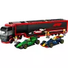 LEGO CITY 60445 F1 - Kravas auto ar RB20 un AMR24 F1 mašīnām