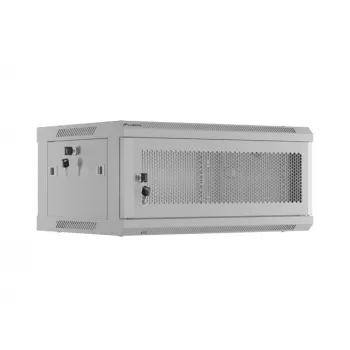 Rack cabinet LANBERG WF01-6404-23S 19 inch 4U gray with perforated doors