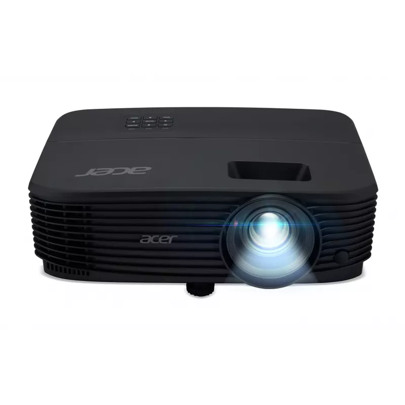 Standarta metiena projektors Acer X1229HP — DLP, XGA (1024x768), 4800 ANSI lūmeni, 210W lampa, melns, 2,4 kg