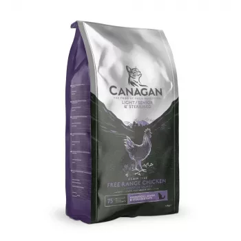 Canagan sausā kaķu barība Light/Senior 1,5kg