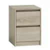 Topeshop K2 SONOMA nightstand/Naktsskapītis 2 atvilktne(s) ozols