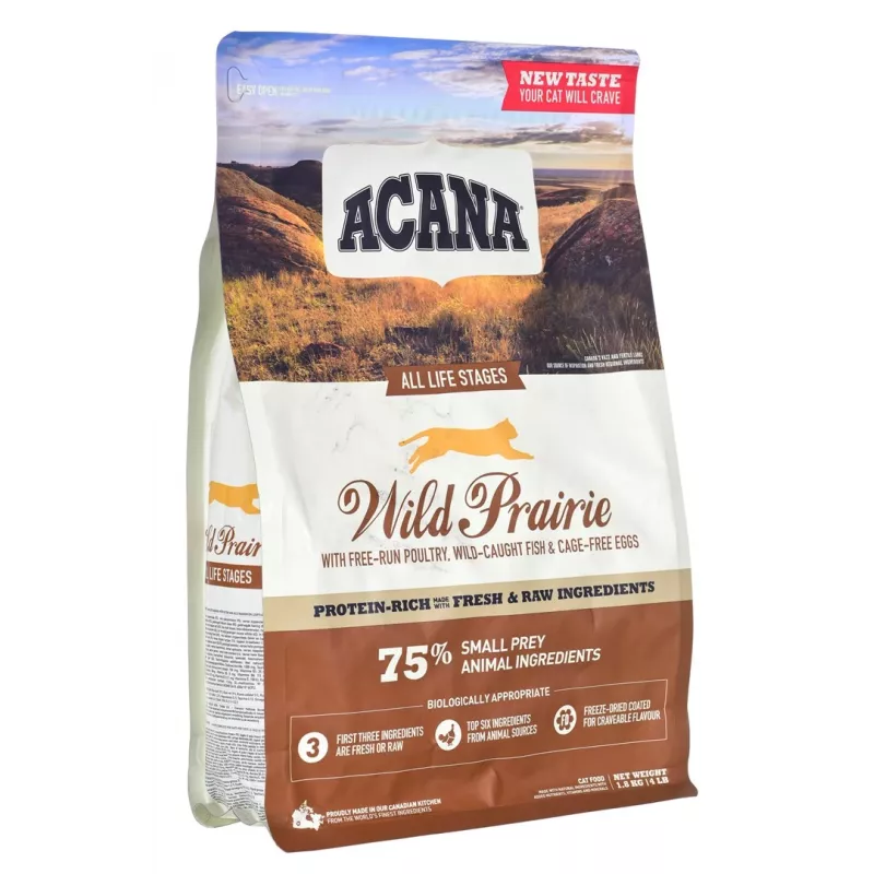 ACANA Wild Prairie Cat - sausā kaķu barība - 1,8kg