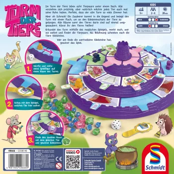 Schmidt Spiele Turm der Tiere, galda spēle